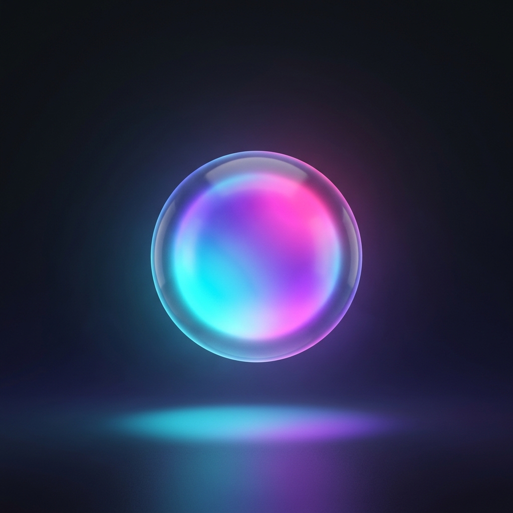 Abstract glowing color